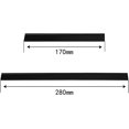 thumbnail image 4 of Escobillas de limpiaparabrisas de doble filo y escobillas de goma para ventanas (2 WV, 280 mm) (2 WV, 170 mm) brillar Electrónica, 4 of 5