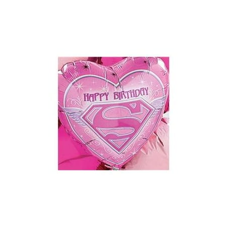DDI 671597 Supergirl Birthday Mylar Balloon Case Of 3