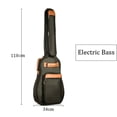 thumbnail image 2 of Bolsa para bajo eléctrico Mochila de lona impermeable CUTICAT, 2 of 8