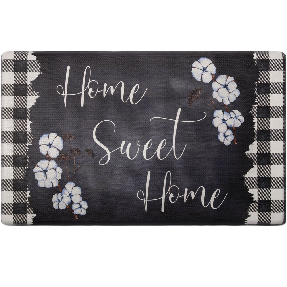 SoHome Cozy Living AntiFatigue Designer Kitchen Mat, Home Sweet Home