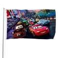 thumbnail image 1 of Rayo McQueen (Cars) Bandera impresa con temática, regalo perfecto para fanáticos, amigos y familiares, y adecuada para actividades al aire libre e interiores, decoraciones de fiesta. 120*180CM, 1 of 6