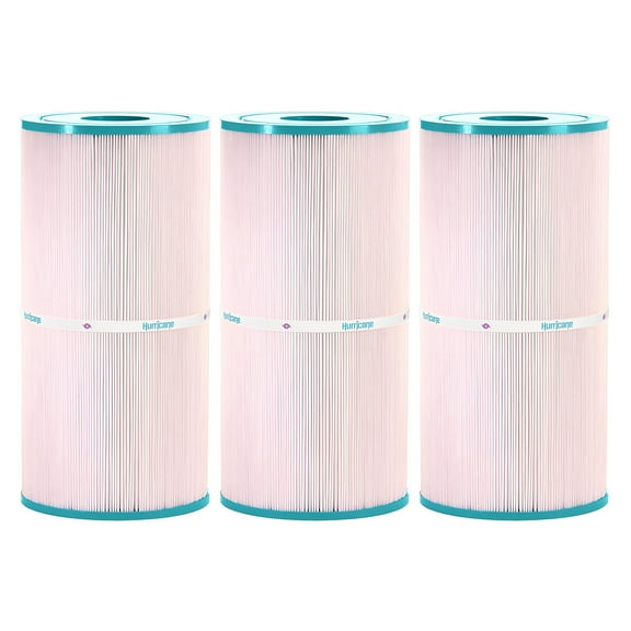 Hurricane Advanced Spa Filter Cartridge for PWWDFX75, C-6375, and FC-1226, White, 3 Pack