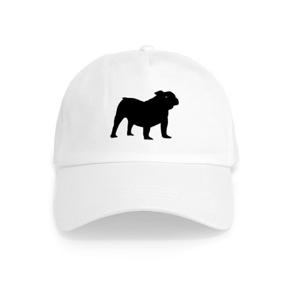CafePress - Old English Bulldog Cap - Adjustable 100% Brushed Unisex Casual Cotton Baseball Cap, Beige, 1