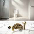 thumbnail image 4 of Mosiee Multipurpose And Long Lasting Brushed Gold Brass Toilet Bidet Spray Set, 4 of 9