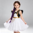 thumbnail image 7 of Pop Idol Halloween Costume, Suit with Tulle Dress Wig Earrings Necklace and Stickers, Cosplay Outfit for Anime Singer Birthday Party, 7 of 7
