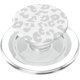 thumbnail image 1 of PopSockets PopGrip para teléfonos y tabletas gris con estampado de leopardo, 1 of 5