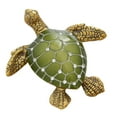 thumbnail image 5 of 5"W, 1"H Brown Polystone Turtle Sculpture, by DecMode (3 Count), 5 of 15
