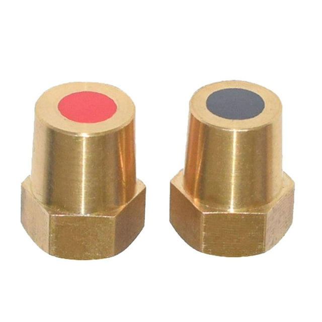 Becaristey 2pieces Battery Pole Adapter M6 Battery Terminal Brass Brass Connector Battery M6