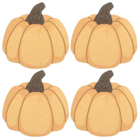 Supvox Household Cleaning Scrubber Sponges Orange 4Pcs