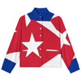 thumbnail image 4 of Jackets for Women Winter Coat Jackets Flannel Stand Collar Jacket(Cuba Flag,Size:S-4XL), 4 of 7