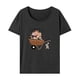 thumbnail image 1 of Camiseta para mujer básica camiseta trajes cuello redondo camiseta para viajes diarios M, 1 of 7