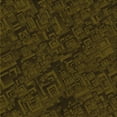 thumbnail image 1 of Ahgly Company Machine Washable Indoor Square Transitional Dark Bronze Brown Area Rugs, 8' Square, 1 of 7