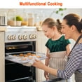 thumbnail image 6 of 2 Piece Air Fryer Basket for Oven,15“ x 11“ Large Stainless Steel Crisper Tray and Pan for Crispy Foods Healthy Cooking,Dishwasher Safe, 6 of 7