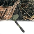 thumbnail image 4 of Pala plegable al aire libre, pala plegable para acampar, pala plegable multifunción 4 en 1, camping, senderismo, actividades al aire libre para todo terreno, pesca, jardinería, 4 of 5