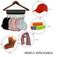 thumbnail image 3 of Mistaha Organizer Hanger with 10 Clips Hat Holder Hat Organizer Baseball Storage Rack for Hat Classification Clothes Drying Rack, 3 of 8