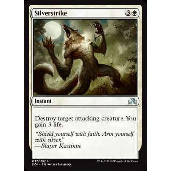 MtG Shadows Over Innistrad Uncommon Silverstrike (Foil) #37