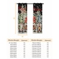 thumbnail image 6 of Fsddascl Black Christmas Blackout Curtains for Bedroom/Living Room, Thermal Insulated Kitchen Curtains, Rustic Winter Gnomes Snowflake Xmas Tree Grommet Darkening Window Treatment Drapes 42"x84"x2, 6 of 6