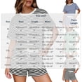 thumbnail image 3 of Costeam Womens Round Neck Print Pullover Two Piece Set Short Sleeve Top and Elastic Waist Shorts Casual Everyday Style Side Pockets Relaxed Loose Fit Lightweight Breathable Fabric Outfit, 3 of 9
