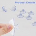thumbnail image 2 of Vacuum Suction Cups, 100 Plastic Sucker Pads Without Hooks, Round Button Suction Cups for Home Decoration and Organization, 2 of 4
