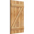 thumbnail image 2 of 21 1/2"W X 36"H Timbercraft Four 5 3/8" Boards Joined Board-N-Batten Shutters W/Z-Bar, Rough Sawn Western Red Cedar (Per Pair), 2 of 13