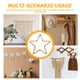 thumbnail image 5 of Colgador de cuadros con forma de estrella de mimbre tejido para colgar en la pared, soporte para marcos de cuadros, soporte para exhibir cuadros para el hogar, colgador de cuadros tejido, 5 of 8