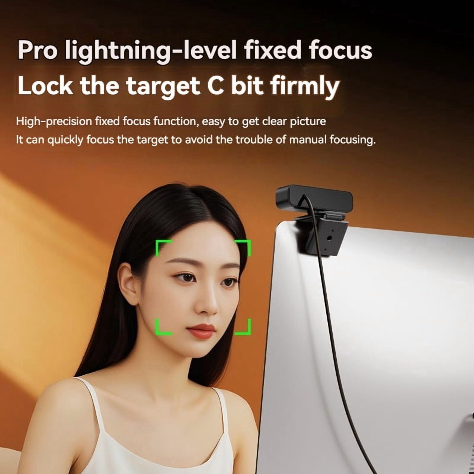 Full HD 4K 2K 1080P PC Laptop For Computer PC Web Camwith Microphone With Light Webcam Auto  Live Streaming Flexible Webcam