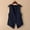 Black, variant on SNKSDGM Female Tank Tops for Women Trendy Summer High Neck Tank Tops for Women Womens Linen Vest Tops Sleeveless Spring Summer Vest Coat Top Xxxxl