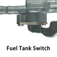 thumbnail image 2 of sweethay Interruptor de tanque de combustible, bomba duradera de Metal para motocicleta, válvula de llave de purga, grifo de gasolina, Vehículos, repuestos y accesorios Mis, 2 of 6