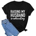 thumbnail image 3 of Women's Fashion Print Top Loose Crew Neck T Shirt Casual Women T Shirt Small Tops Womens Short Sleeve Loose Women Casual Short Sleeve Shirts Women Casual Summer Shirt Light Womens Workout Tops Loose, 3 of 3