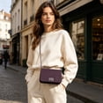 thumbnail image 6 of Women Crossbody Bag, Fashion Mini Shoulder Purse With Turn Lock Closure And Chain Strap, Compact Everyday Handbag For Shopping Dating Travel Work Casual Daily Carry, 6 of 8