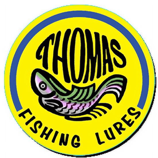 Thomas Cyclone Wobbler Freshwater Spoon Fishing Lure, Rainbow