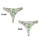 thumbnail image 3 of Balery Frog With Sweet Tangas de Algodón para Mujer con Estampado – Ropa Interior Sexy, Transpirable, G-string-X-Small, 3 of 6