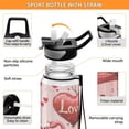 thumbnail image 4 of BZSMCE Sport Bottle Love in Flight Outdoor sports Water Bottle Size: 10.4x3in, 4 of 7