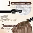 thumbnail image 3 of Waterproof Tinted Eyebrow Gel for Long Lasting Hold, Smudge Proof Dual Ended Mascara, Natural Lamination Color for Fluffy Arches, Tube for All Day Definition, 3 of 6