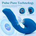 thumbnail image 4 of Vibrador, juguete sexual, consolador de empuje 3 en 1, juguete para adultos, estimulador del punto G y del clítoris para mujeres con 7 empujes, 10 vibraciones y 10 succiones, juego sexual, 4 of 8