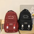 thumbnail image 1 of 1pc Simple Student School Bag, Versatile Casual Backpack, 1 of 5