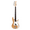 Burlywood, variant on Tcbosik 4 String Fretless Electric Bass with Bag, Full Size Guitar with Strap, Plectrum and Spanner Tool for Beginner Advanced, Sunset Color
