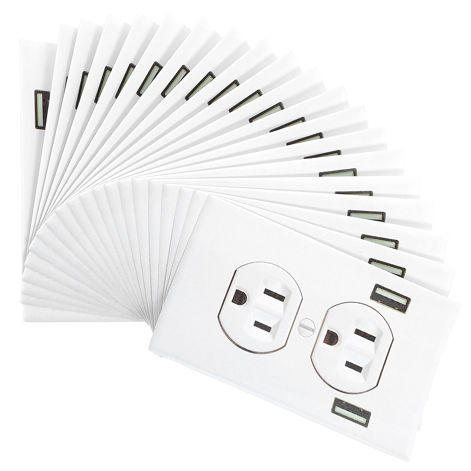 Socket Sticker Outlet Stickers 20-Pack Fake Power Socket Stickers - Funny Prank ...
