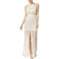 thumbnail image 1 of Trixxi Vestido acampanado plisado para mujer, Metálico, 11, 1 of 1