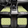 thumbnail image 6 of Cauagu Green Pears1 Pattern Car Floor Mat Set of 4,Car Carpet Mats Car Mats with Anti-Slip Backing & Driver Heel Pad Universal Fit for Cars/Trucks/SUV/Vans, 6 of 6