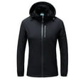 thumbnail image 1 of EGNMCR Manteau à Manches Longues pour Femmes, Manteau Décontracté Sans Capuche à Manches Longues & Vestes pour Femmes Pluie Ski Extérieur Grande Taille à Capuche Alpin Coupe-Vent Manteau Veste Manteau pour Femmes, 1 of 3