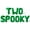 Green, variant on Letter Balloons - TWO SPOOKY 16" Inch Alphabet Letters Foil Mylar Balloon 2nd Birthday Party Banner (Black)