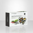thumbnail image 2 of JS Gourmet - Ensemble de 6 Pots à Épices Magnétiques avec Plateau de Rangement, Acier Inoxydable, 2 of 2
