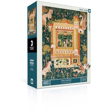 New York Puzzle Company The Cloisters 1500 Piece Jigsaw Puzzle