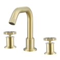 thumbnail image 1 of Ancona Widespread Two-Handle 3-Hole Bathroom Faucet in Brushed Champagne Gold, 1 of 6