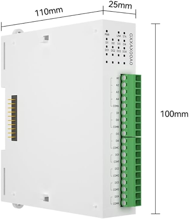 16DO Expansion Remote IO Module RS485 Ethernet GXXAX00A0 Analog Switch Acquisition Modbus TCP RTU Works with Host