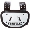 thumbnail image 1 of Battle Sports White Back Plate - Rear Protector Lower Back Pads for Football Players - Adult, 1 of 2