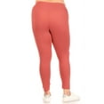 thumbnail image 3 of Women's Plus Size Elastic Band Waist Stretch Comfy Workout Leggings Pants, 3 of 4