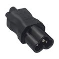 thumbnail image 1 of Zócalo de conversión,Conector adaptador de corriente C6 a C5 macho a hembra,Contacto de protección para el hogar Adaptador de corriente C6 a C5,Convertidor de adaptador de enchufe, 1 of 9