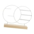 thumbnail image 3 of MERIGLARE Earrings Display Stand Showcase Earring Holder for Ear Studs Dangle Earrings White, 3 of 9